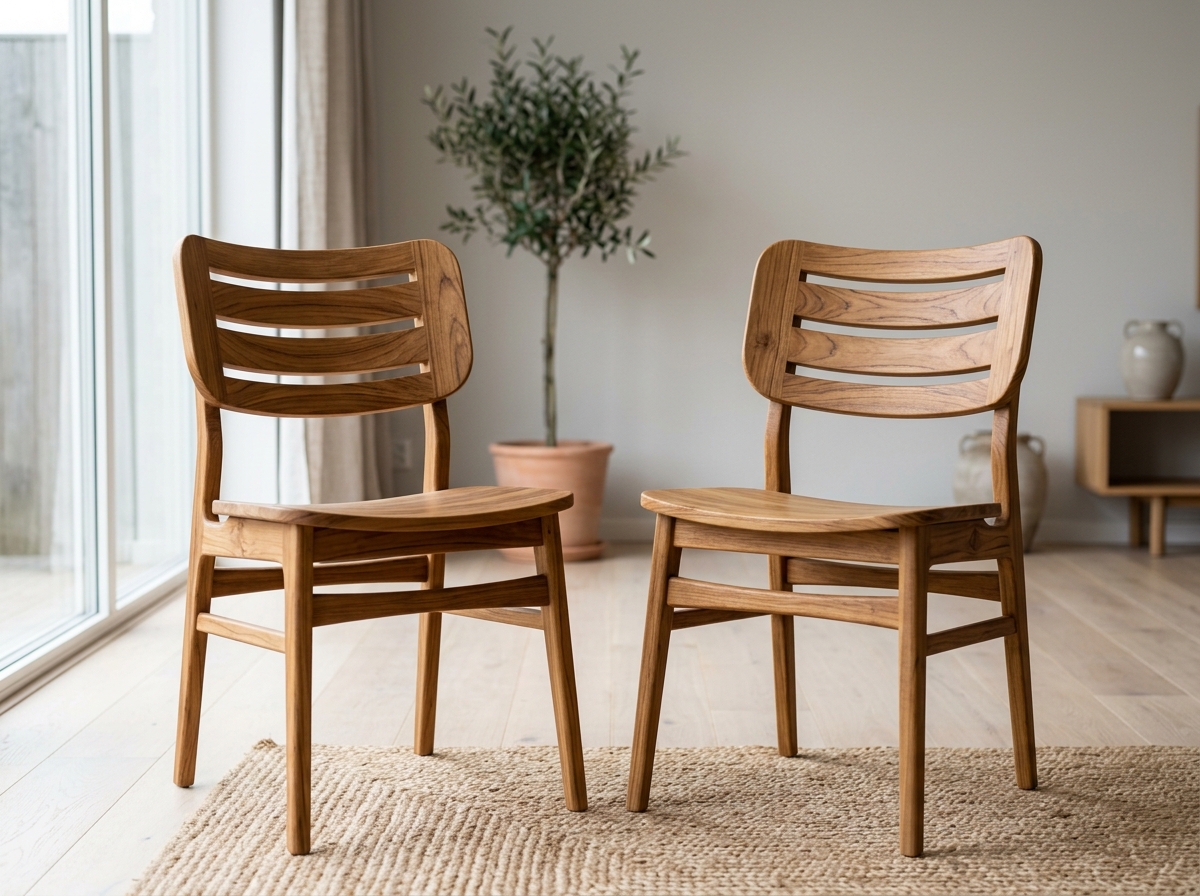 Teak Dining Chair (Set of 2 · Natural Teak)